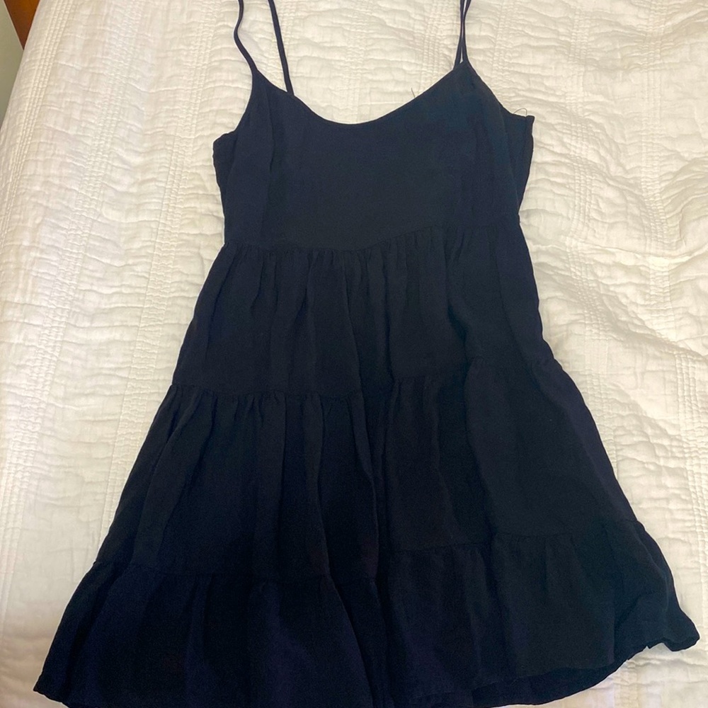 H&M Tiered Dress with Open Back